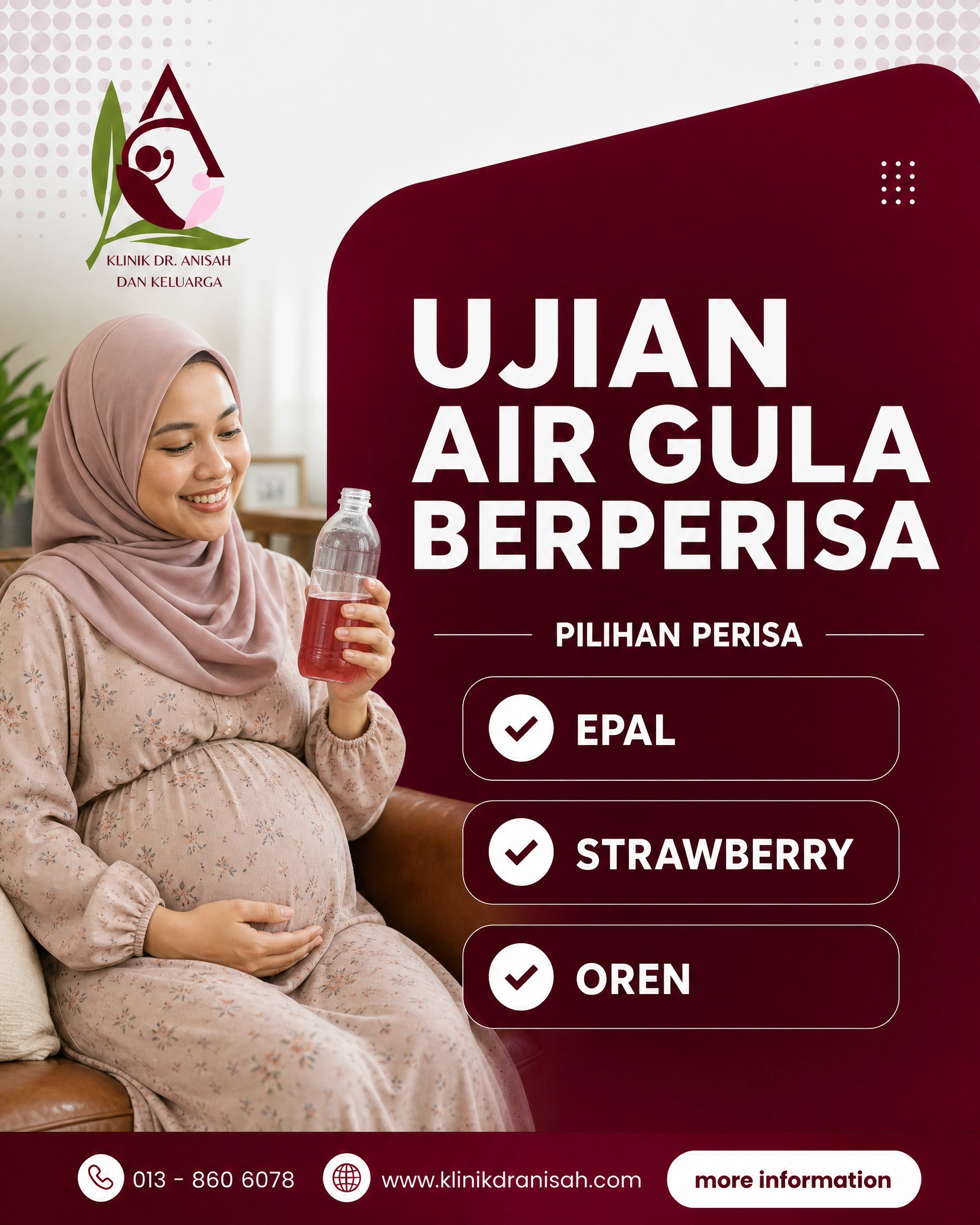 ujian-air-gula-berperisa-klinik-putrajaya